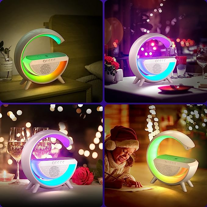 Parlante Cargador Led 4 en 1