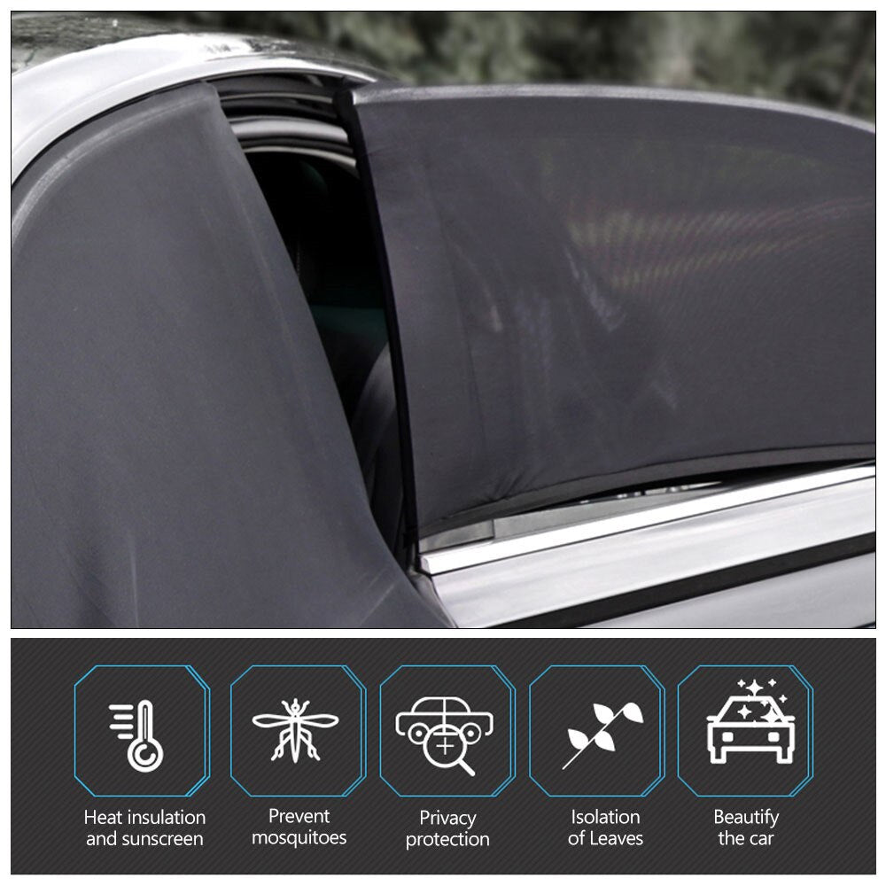 Pack de 4 Tapasoles de Malla para Ventana de Auto