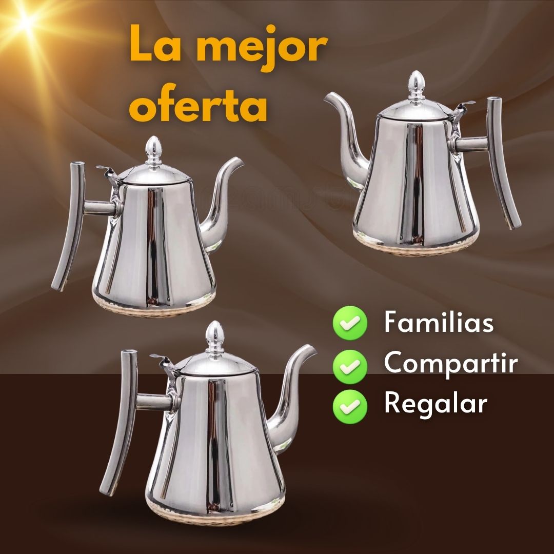 Jarra con Filtro de Acero Inoxidable 2L.