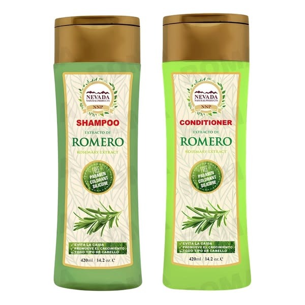 Pack de Shampoo  y Acondicionador de Romero 420ML