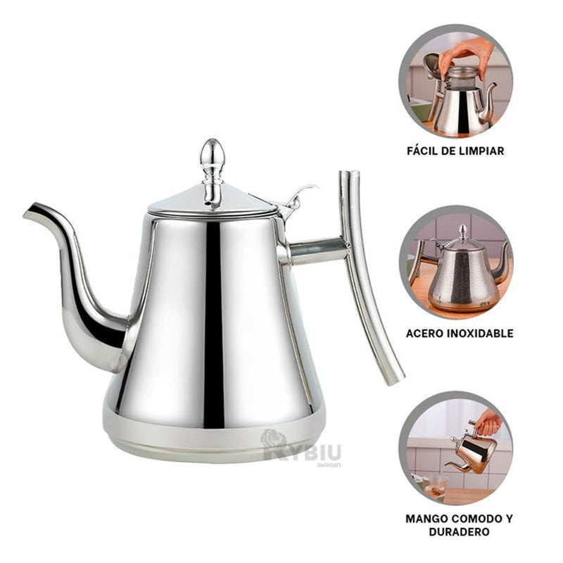 Jarra con Filtro de Acero Inoxidable 2L.