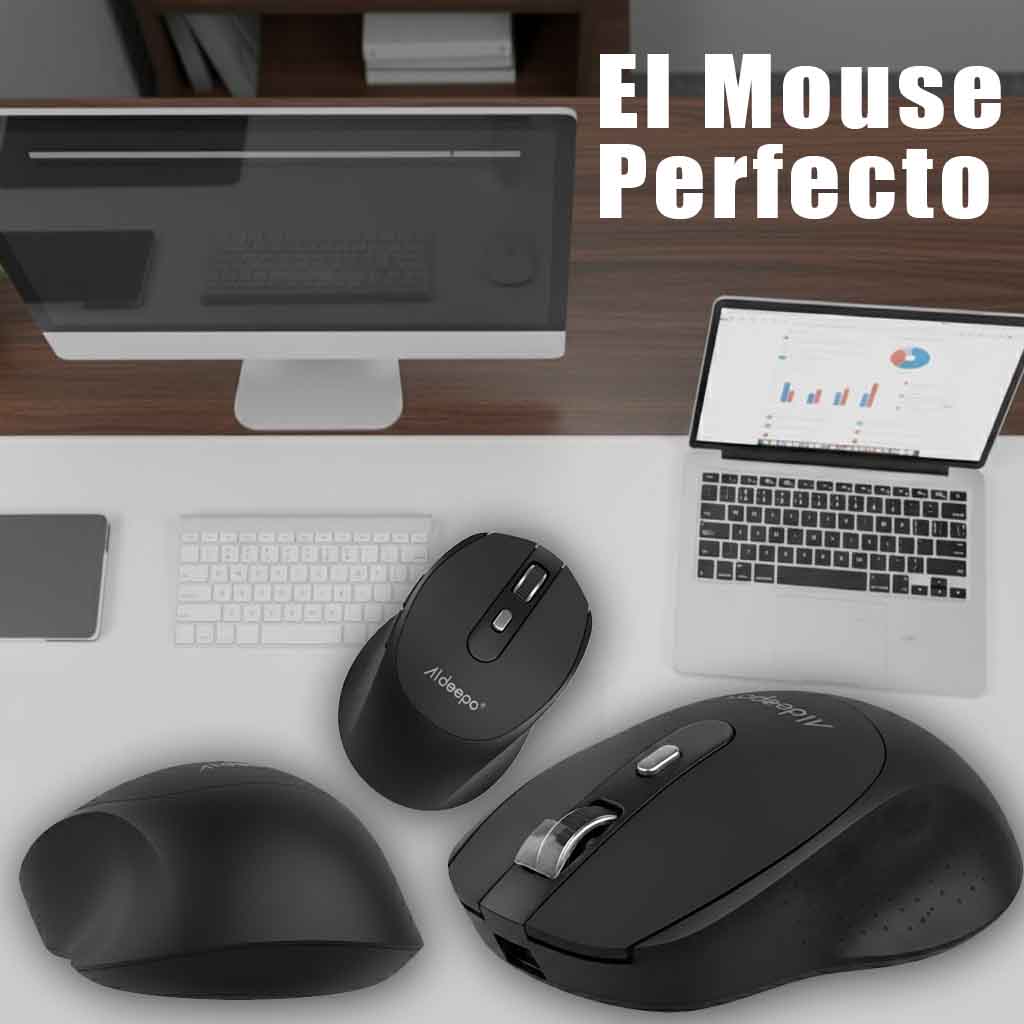 Pack Pro -Mouse Bluetooth Recargable + Soporte Acrílico para Celular