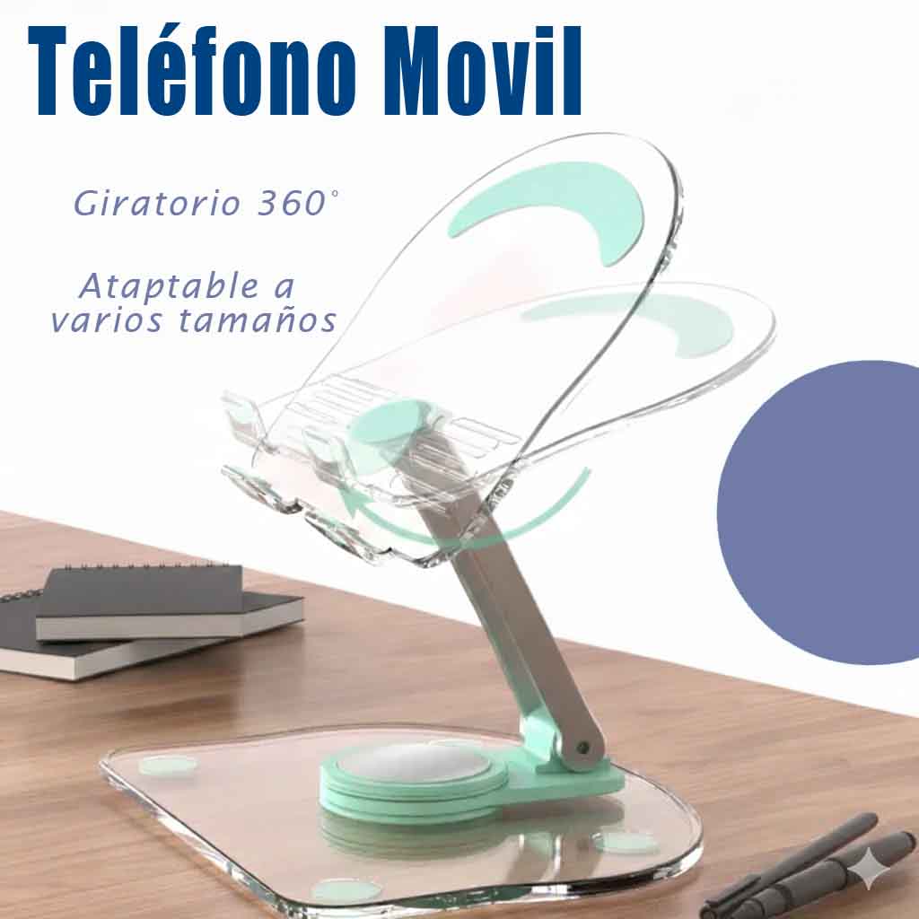 Pack Pro -Mouse Bluetooth Recargable + Soporte Acrílico para Celular