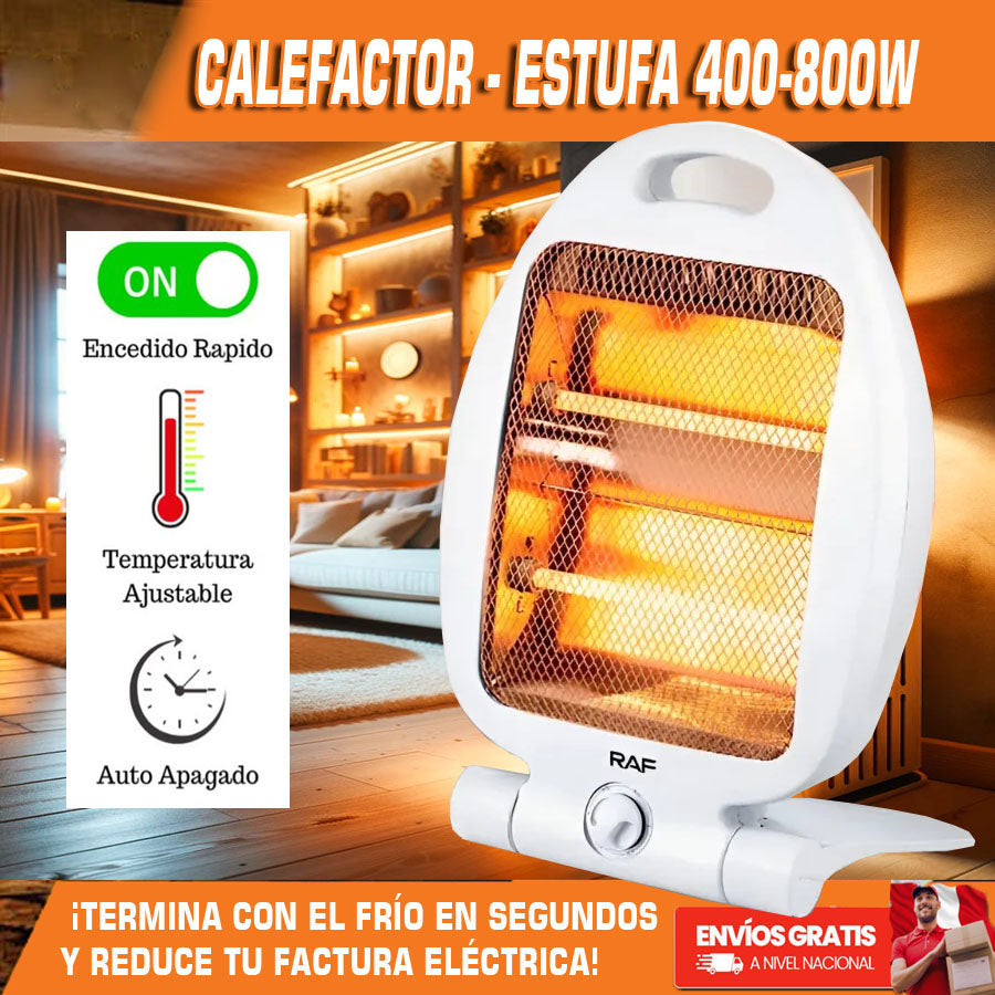 Estufa Calefactor Eléctrico 800w Raf