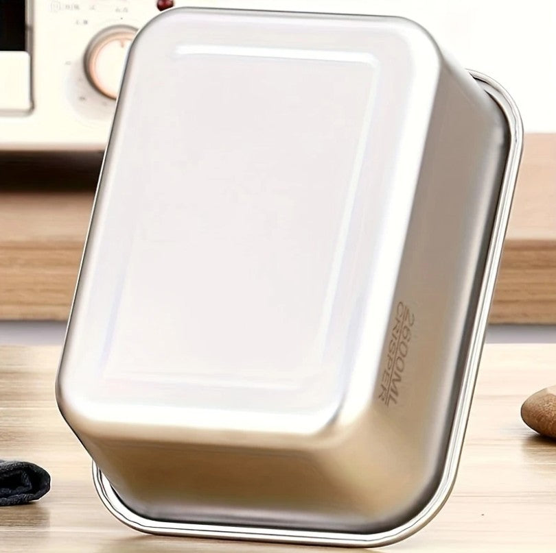 Juego de 3 Contenedores para Alimentos de Acero Inoxidable S304