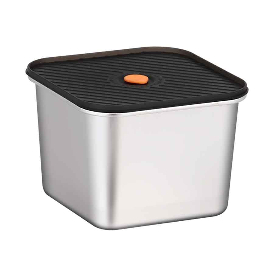 3 Contenedores Premium de Acero Inoxidable